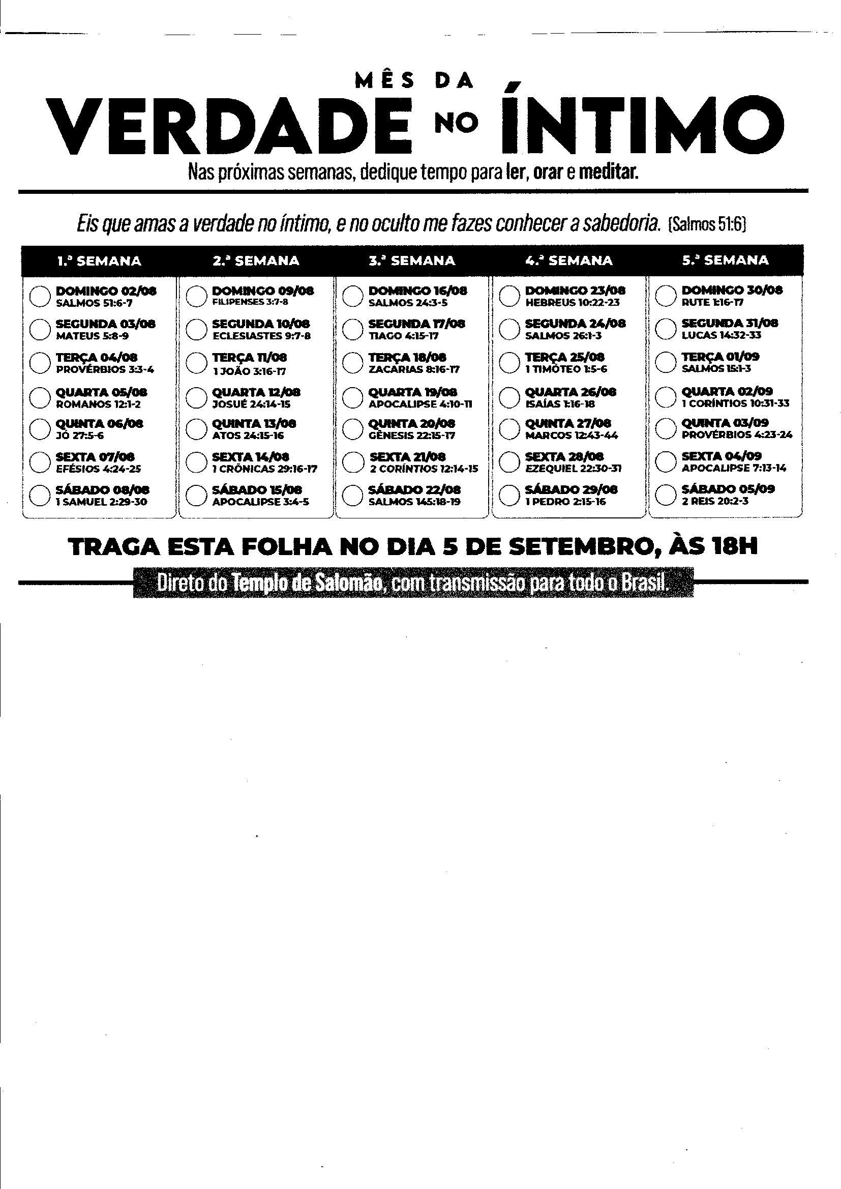 A Verdade no Íntimo